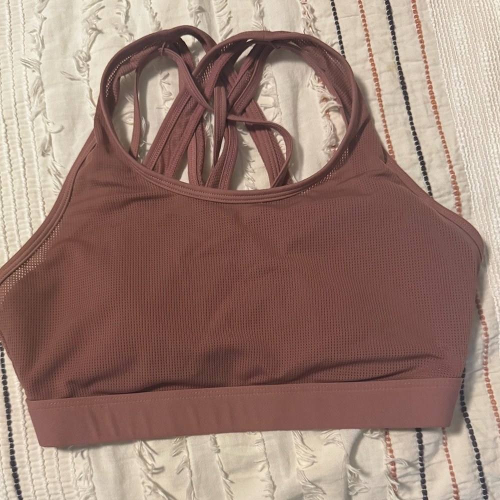 Fabletics Dusty Rose Sports Bra